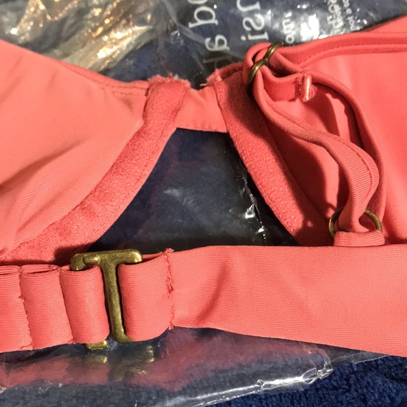 Andie Swim Sicily Bikini Top Punch (Mauve) XS NWT Underwire Hook Back Padded - Picture 3 of 7